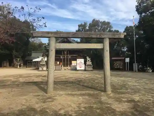 伊久智神社の鳥居