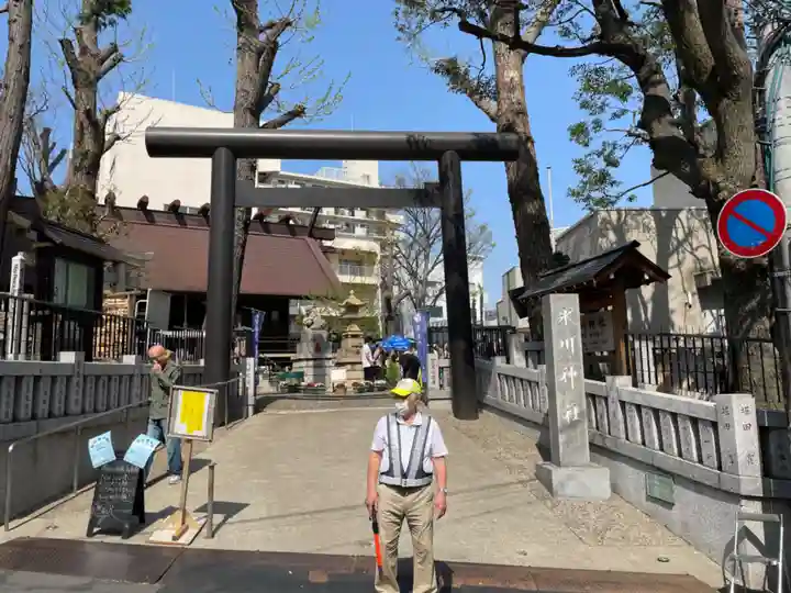 高円寺氷川神社の鳥居
