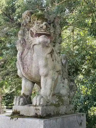 越中一宮 髙瀬神社の狛犬