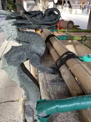 日牟禮八幡宮の手水舎