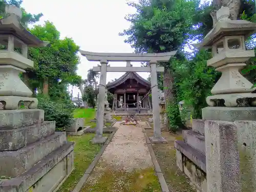 八幡社（塩川）の鳥居