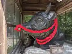 阿志都彌神社・行過天満宮の狛犬