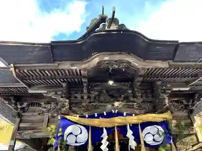 蚊里田八幡宮の本殿・本堂