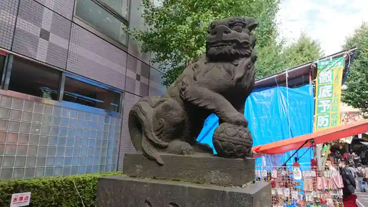 市守大鳥神社の狛犬