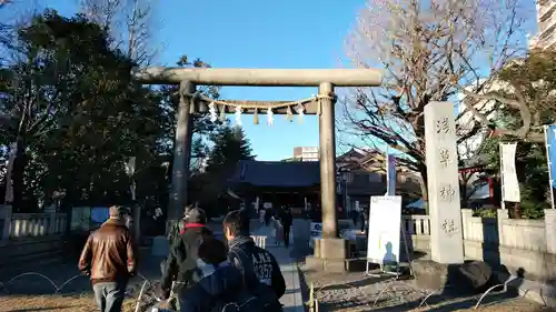 浅草神社の鳥居