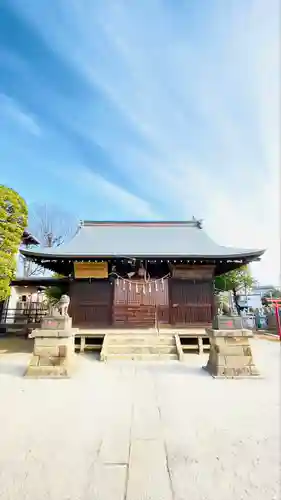 溝沼氷川神社の本殿