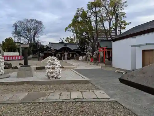 姫嶋神社の庭園