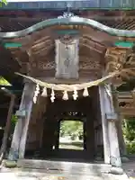 柞原八幡宮の山門・神門