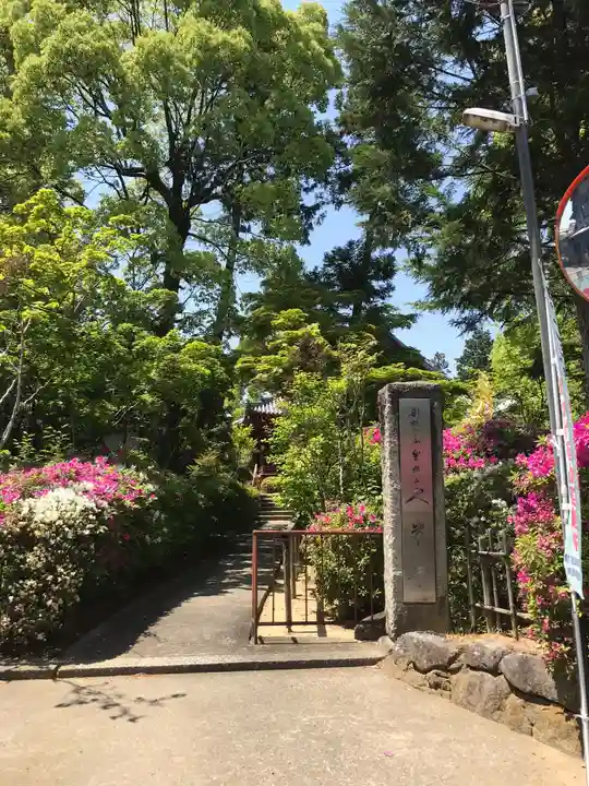 久米寺の庭園