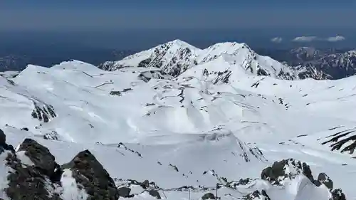 雄山神社峰本社の景色