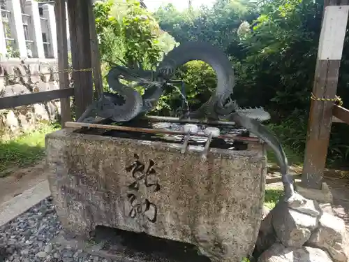 海津天神社の手水舎