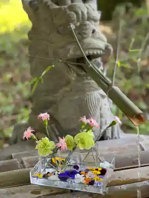 須山浅間神社の手水舎