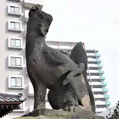 晴門田神社の狛犬