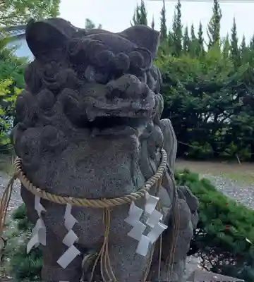 刺田比古神社の狛犬