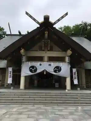 帯廣神社の本殿・本堂