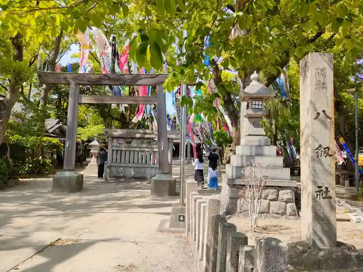 長良八劔社の鳥居