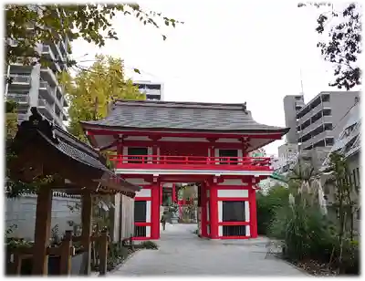 成子天神社の山門・神門