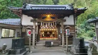 田間神社の本殿・本堂