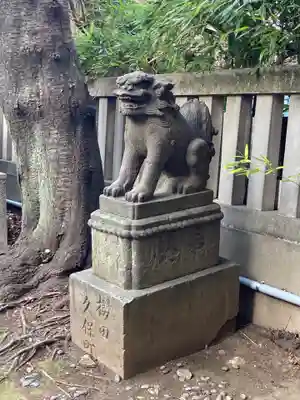 櫻田神社の狛犬