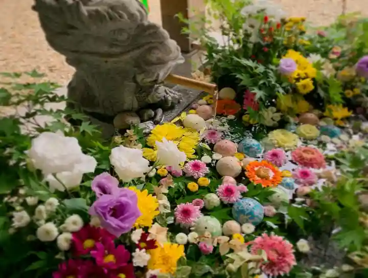 滑川神社 - 仕事と子どもの守り神の手水舎