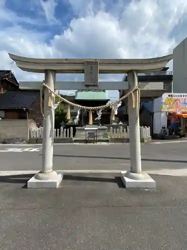 似島胡神社の鳥居