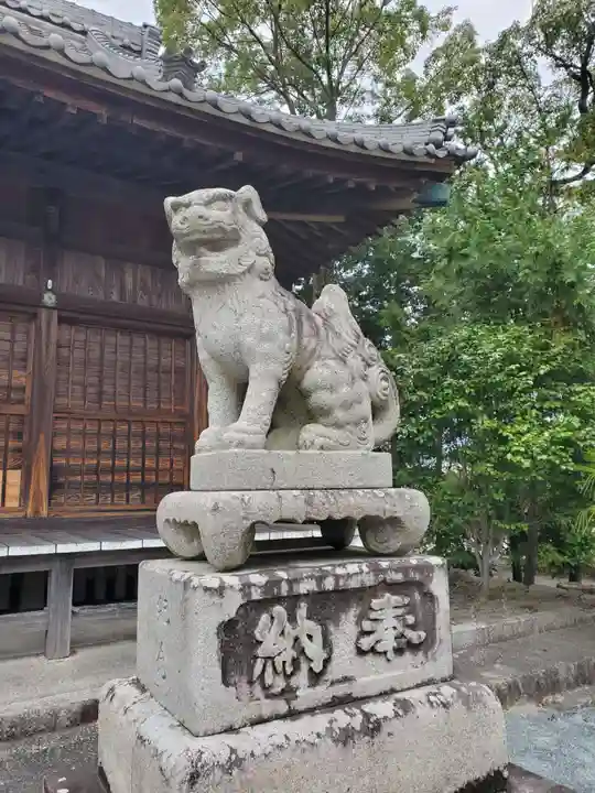 八幡社の狛犬