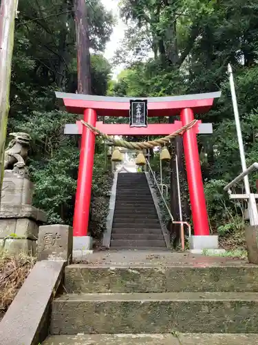 五霊神社の鳥居