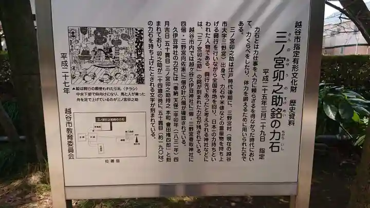 越ヶ谷久伊豆神社の歴史