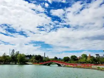 開成山大神宮の周辺