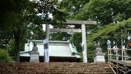 新田神社の鳥居