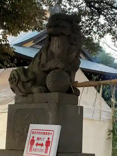 太子堂八幡神社の狛犬