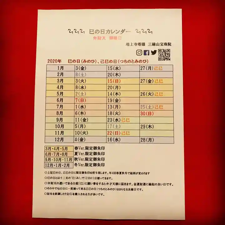 増上寺塔頭 三縁山 宝珠院の授与品その他