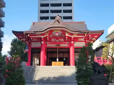 成子天神社の本殿・本堂