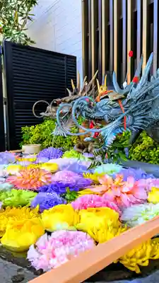 駒込妙義神社の手水舎