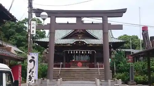 板倉雷電神社の鳥居