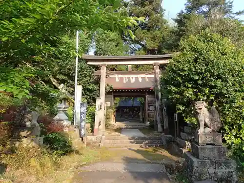 倭文神社の鳥居