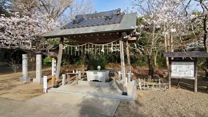 鎌数伊勢大神宮の手水舎