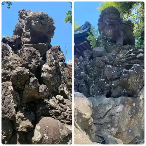 菊田神社の狛犬