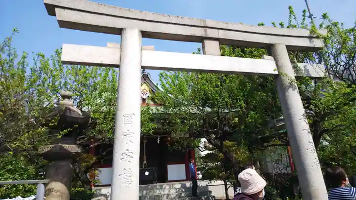 亀戸天神社の鳥居