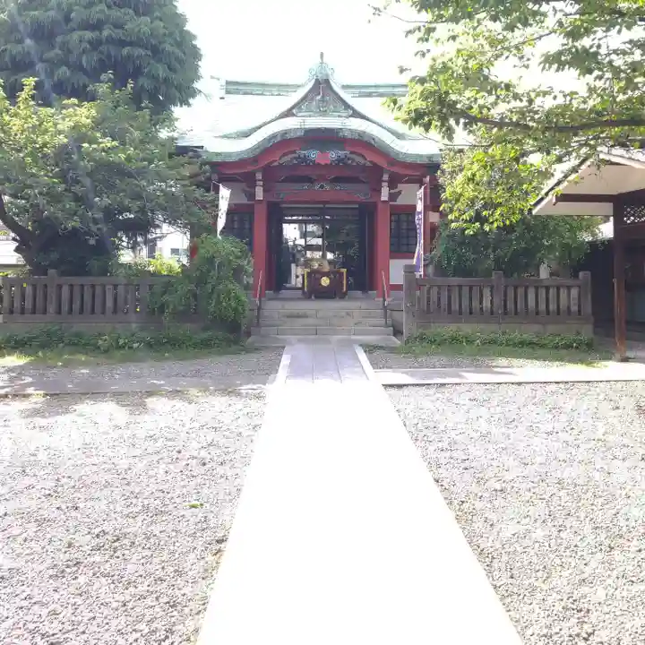筑土八幡神社の本殿・本堂