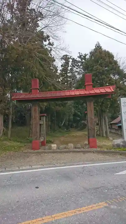 高田神社の鳥居