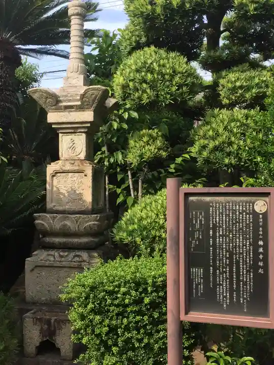 梅渓寺の塔