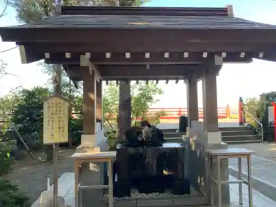 多摩川浅間神社の手水舎
