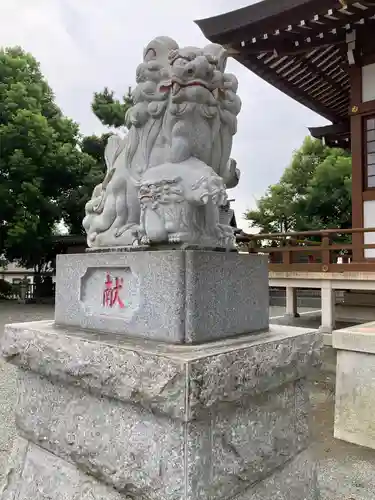 真土神社の狛犬