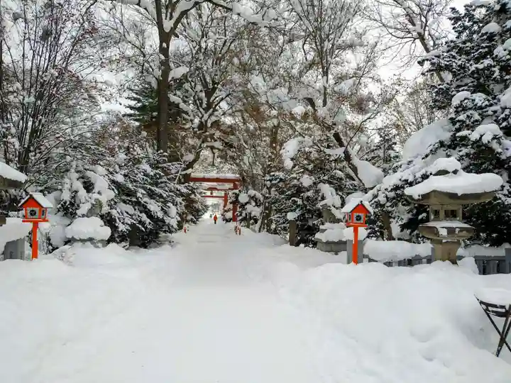 永山神社の景色