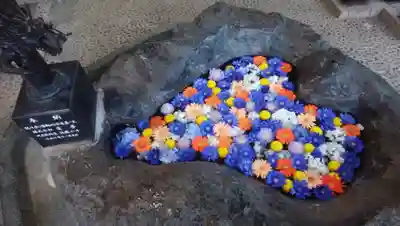 月寒神社の手水舎