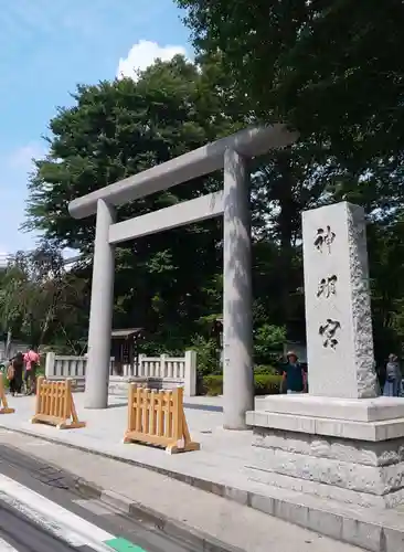 阿佐ヶ谷神明宮の鳥居