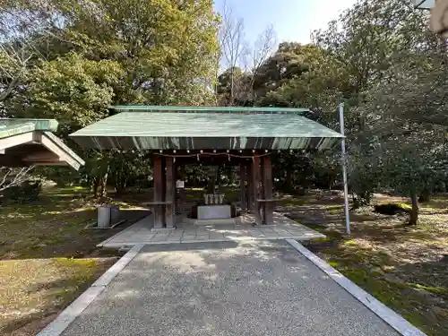 石川護國神社の手水舎