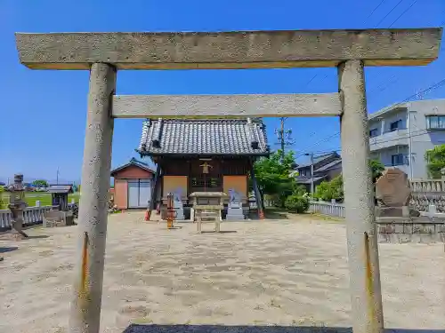 神明社（四郎兵衛）の鳥居