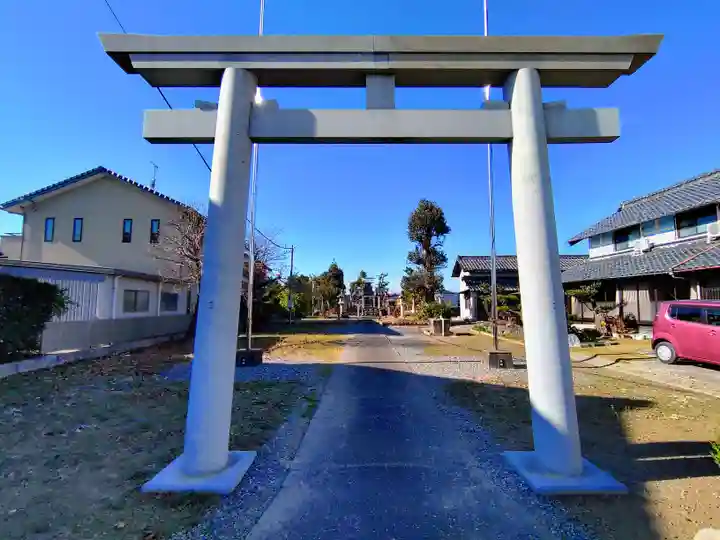 八幡神社(上中町沖)の鳥居